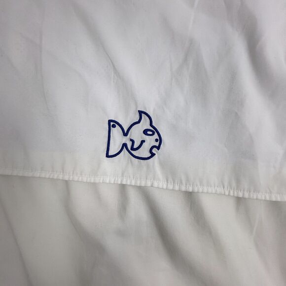 Prodoh Founders Vented Fishing Shirt LS White Button Preppy Outdoor L 14 16 - Picture 10 of 16